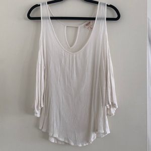Boho Cold Shoulder Flowy Top